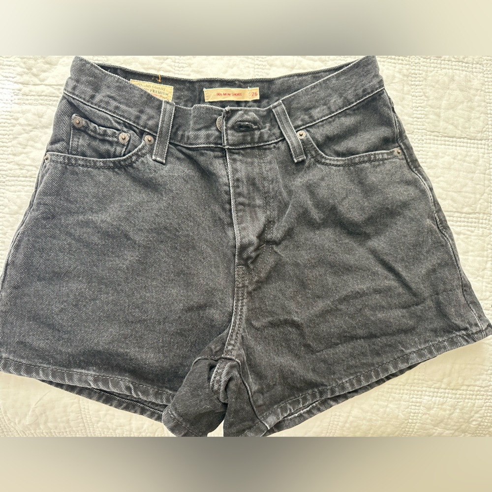 Levi’s 80s mom shorts black size 26